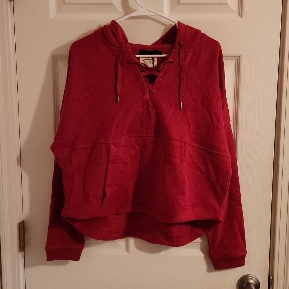 Prana Cozy Up Illana Hoodie Red Berry Heather Women’s Sz S Comfy NWT NEW NICE!